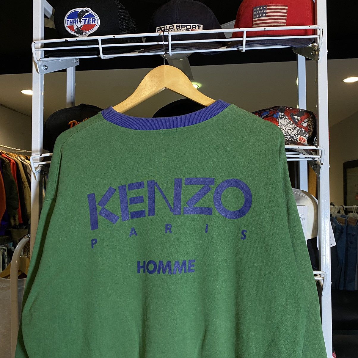 Kenzo Nice! Kenzo Paris Homme Crewneck Sweatshirt Big Logo Size US XL / EU 56 / 4 - 3 Thumbnail