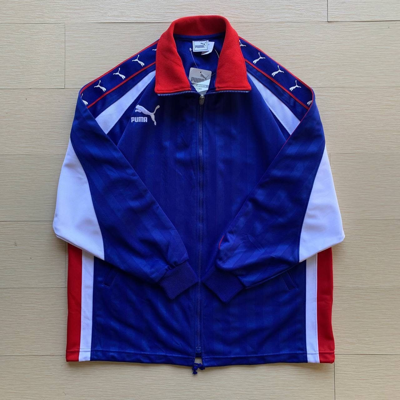 Japanese Brand × Puma × Vintage 🚨FINAL DROP🚨 BNWT VTG PUMA TRACK TOP 90s Size US L / EU 52-54 / 3 - 1 Thumbnail