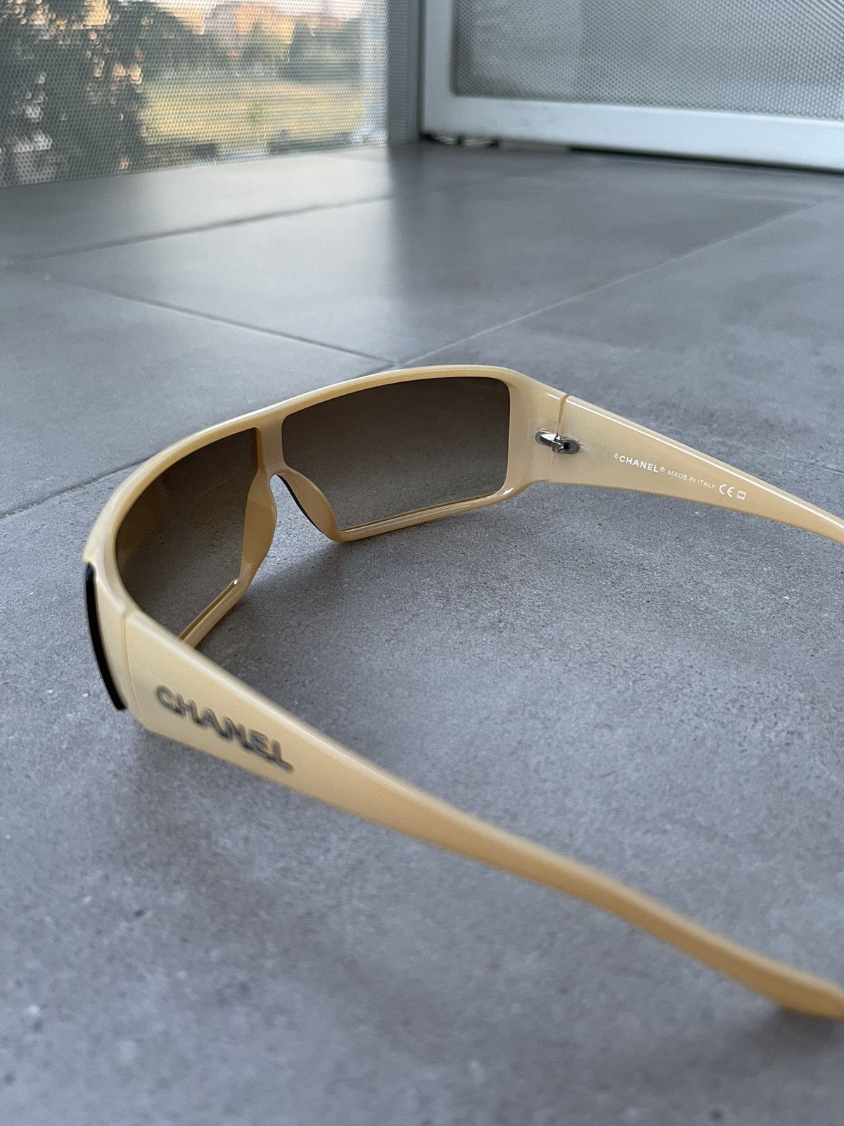 Chanel Chanel 5103 C.710/13 Camel Sand Shield Sunglasses Size ONE SIZE - 6 Thumbnail