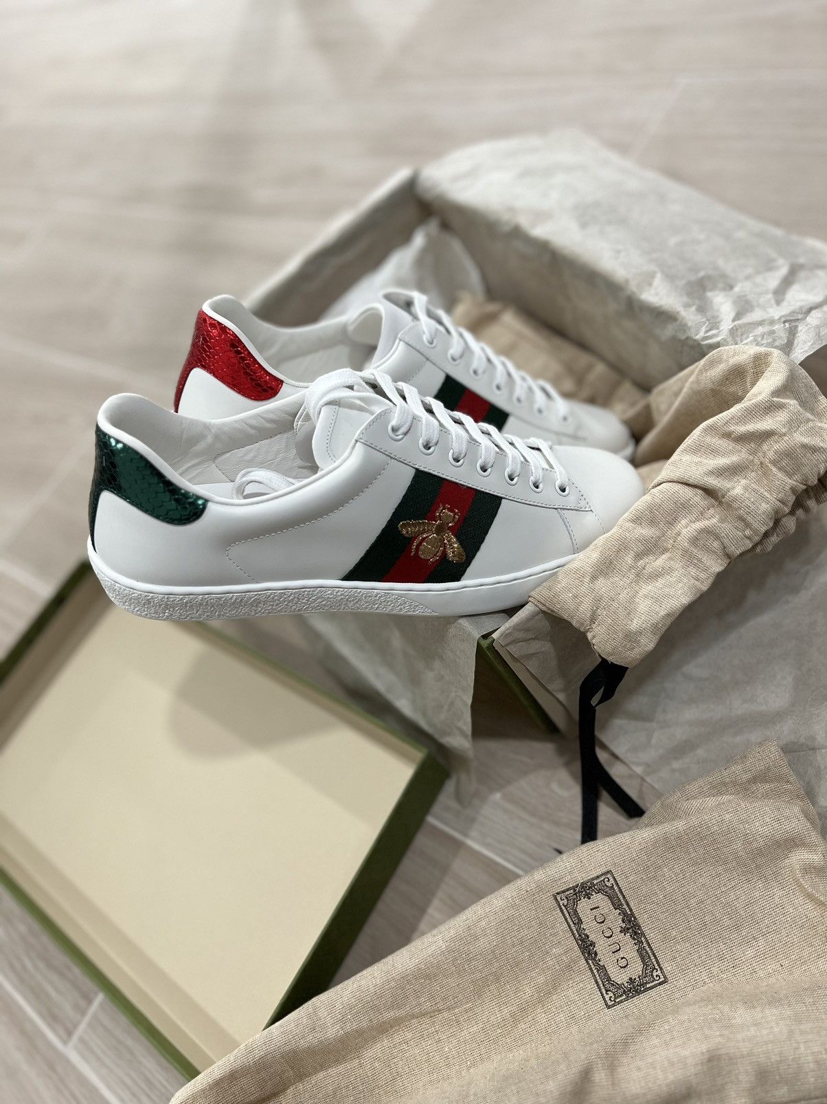 Gucci Ace Sneakers Men Size 9-G (9.5 US)