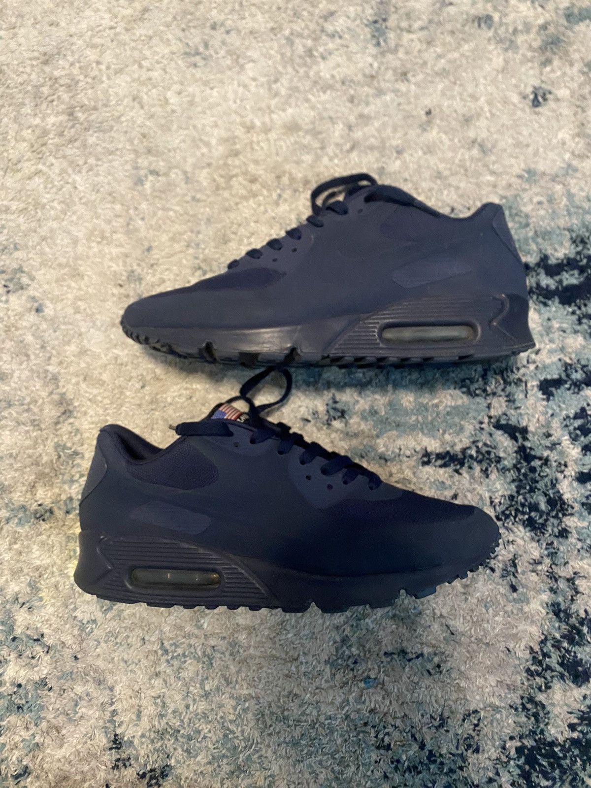 nike air max 90 hyperfuse independence day navy