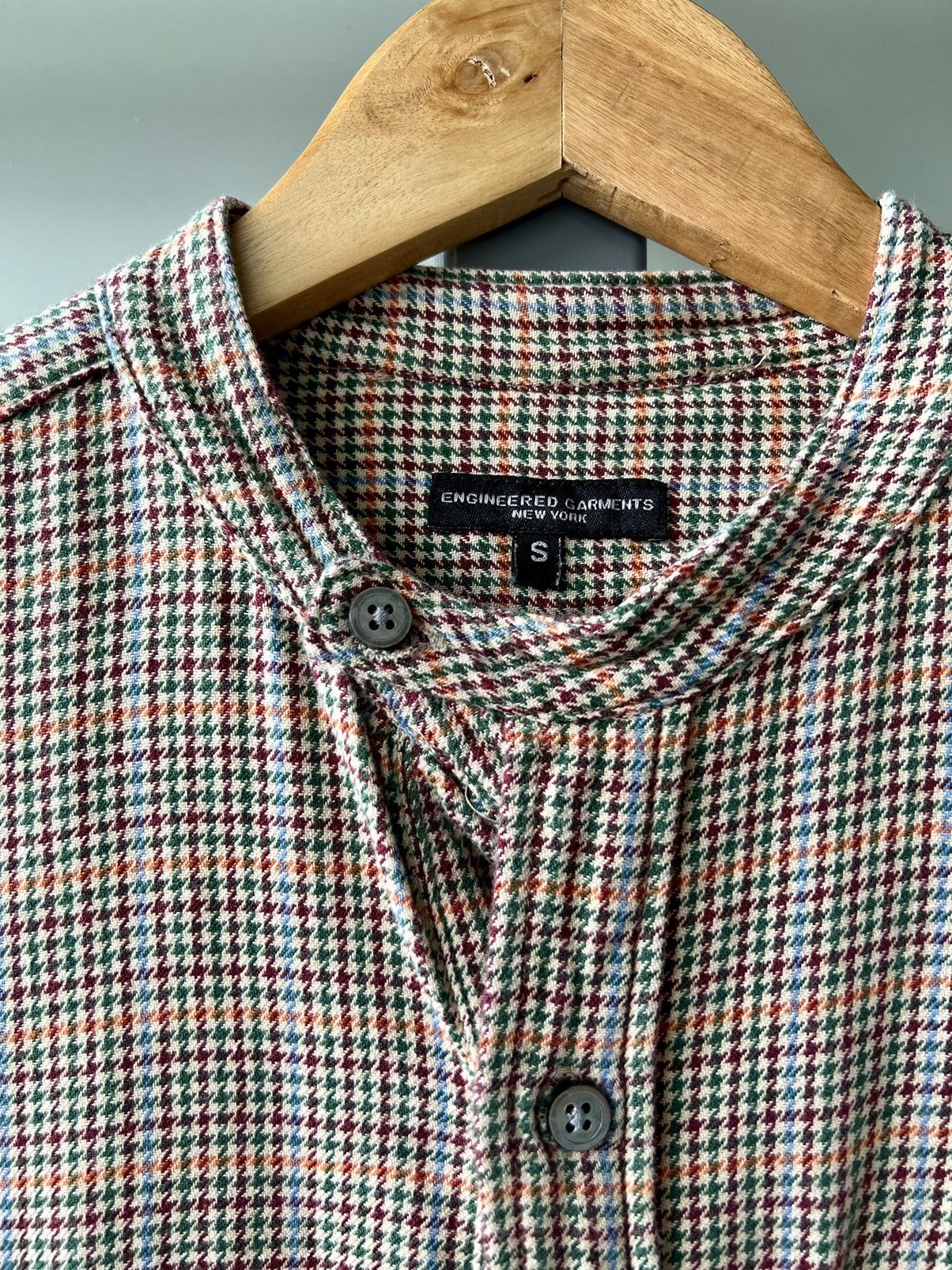 Engineered Garments Houndstooth Pullover Shirt Size US S / EU 44-46 / 1 - 2 Thumbnail