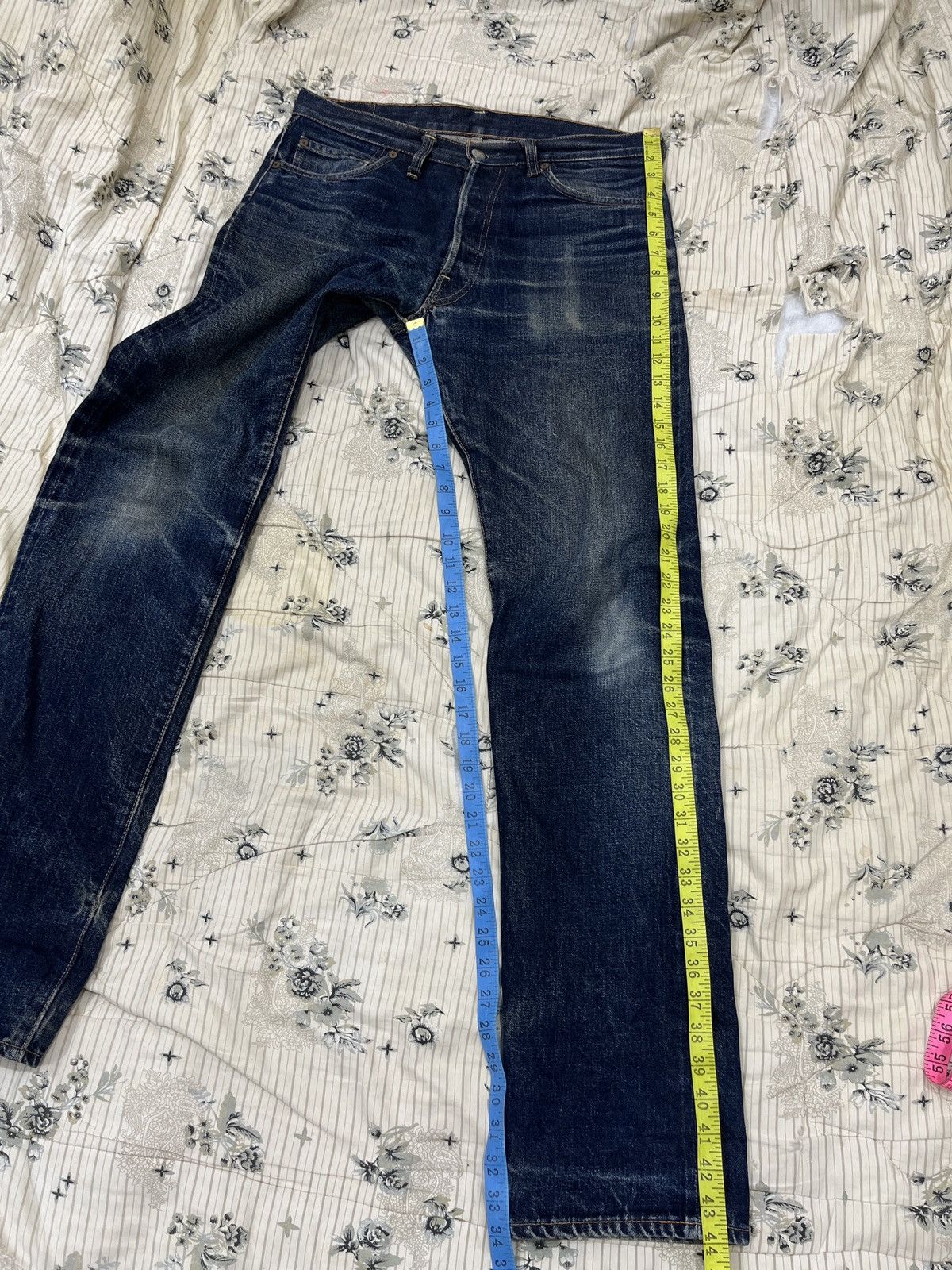 Denime (Qqqq). 🔥🔥🔥ARCHIVE RARE DENIME JAPAN FADED JEANS Size US 33 - 22 Thumbnail