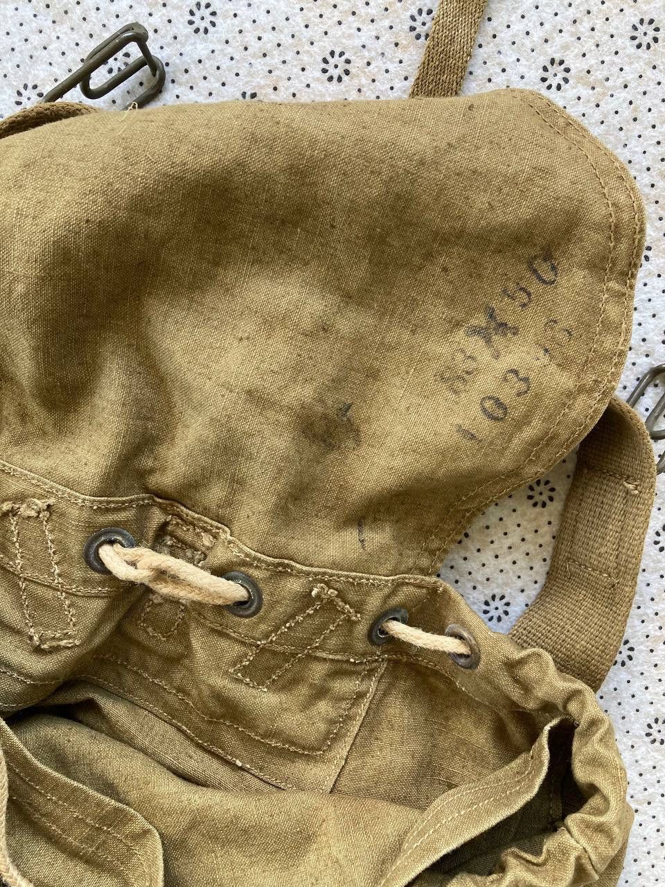 Vintage True Vintage 60s Rucksack Bag Pack Czechoslovakia Army Size ONE SIZE - 5 Thumbnail