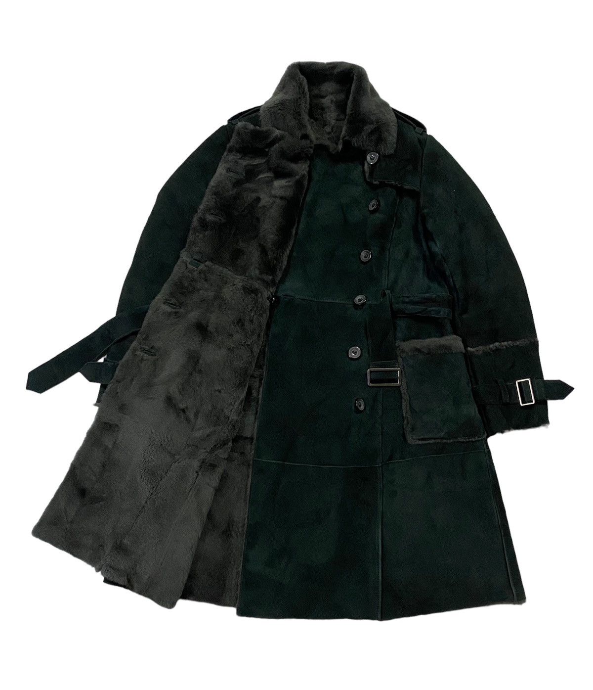 Balmain Balmain Suede Long Coats Size M / US 6-8 / IT 42-44 - 21 Thumbnail