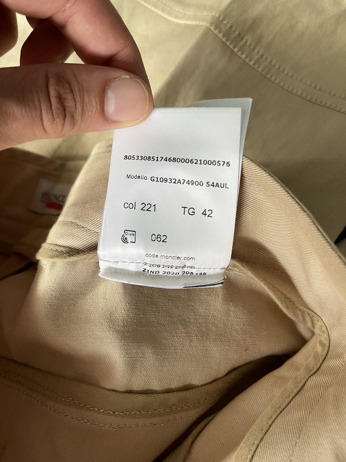 Moncler Moncler canvas avant garde culottes pants with patch Size 28" / US 6 / IT 42 - 20 Thumbnail