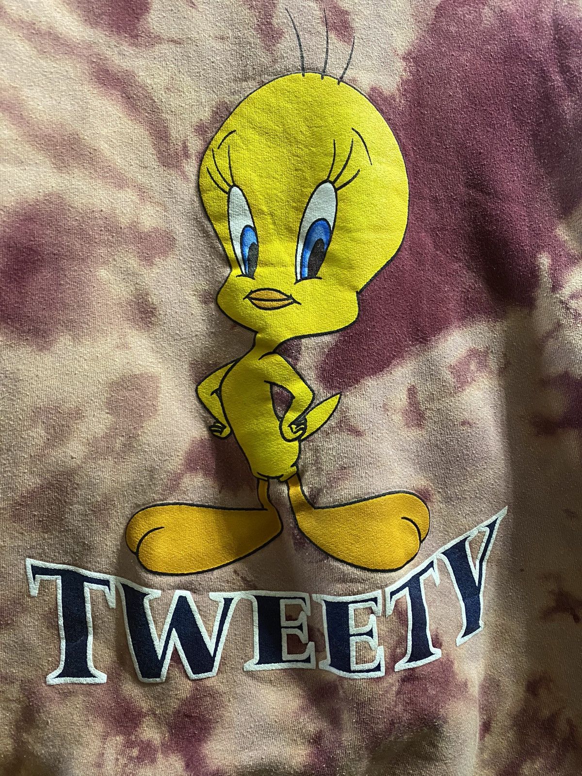 Vintage Rare Vintage Sweatshirt 1997’s TWEETY WARNER BROS. Tie-Dye. Size US L / EU 52-54 / 3 - 2 Thumbnail