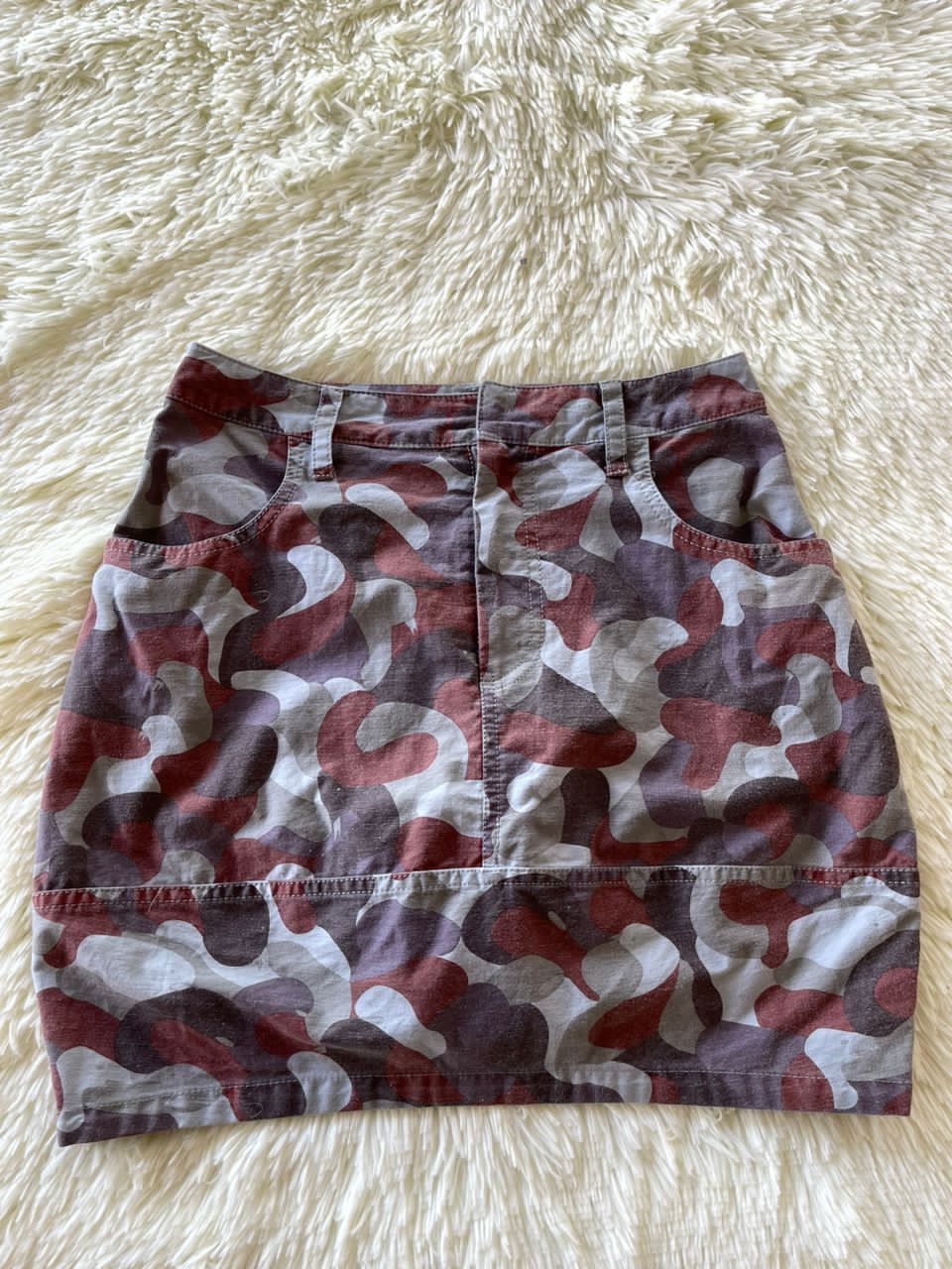 Tsumori Chisato Issey Miyake Camouflage Mini Skirt