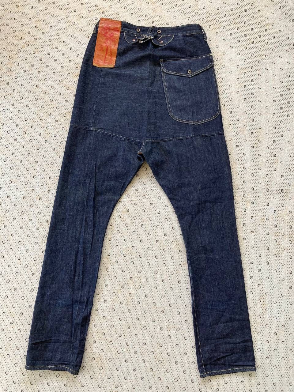 Kapital Kapital Biker Indigo Denim Pant Size US 31 - 2 Thumbnail