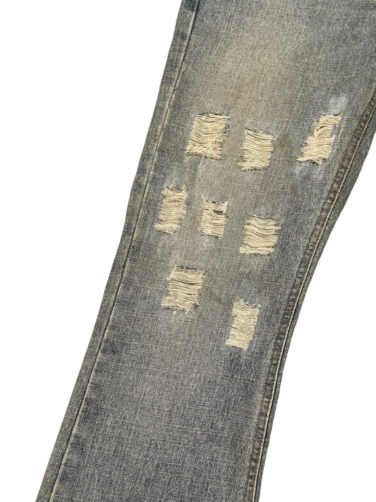 Japanese Brand Flare Jeans Vtg Bobson Japan Distress Boot Cut 6🟦1 Size US 30 / EU 46 - 6 Thumbnail
