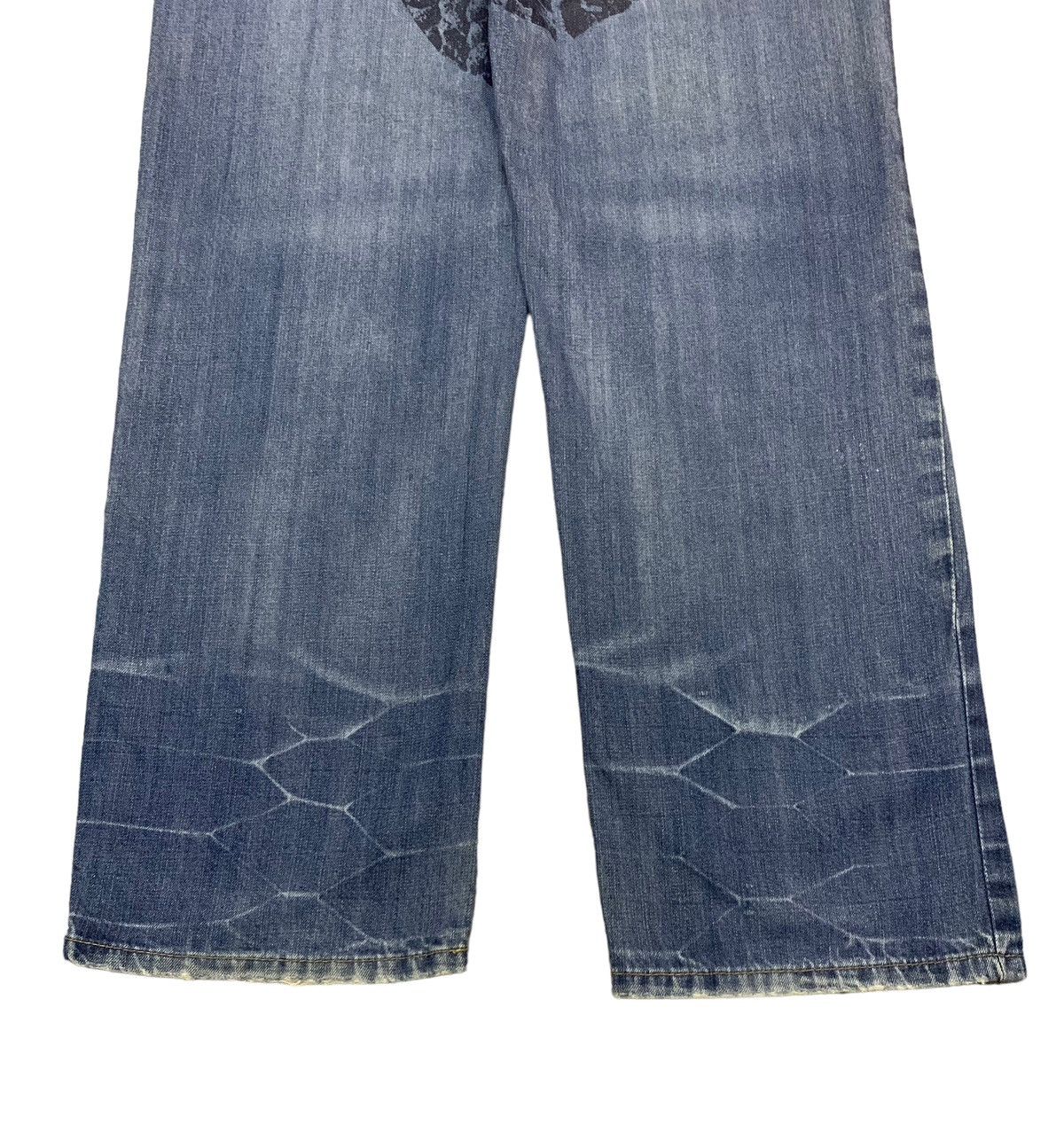 If Six Was Nine × Japanese Brand Rare Vintage Blanco Label Hip Hop Rapper Baggy Jeans 1990s Size US 33 - 6 Thumbnail