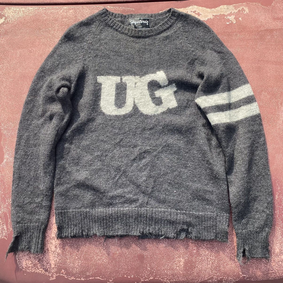 Hysteric Glamour vintage “UG” underground destroy jumper Size M / US 6-8 / IT 42-44 - 2 Thumbnail