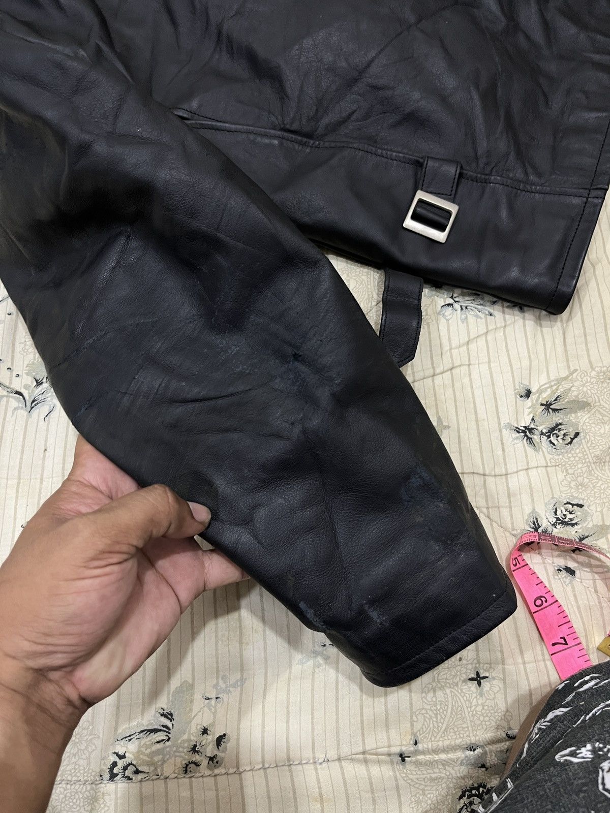 Genuine Leather (Uuuu). VINTAGE LEATHER RIDER JACKET Size US S / EU 44-46 / 1 - 17 Thumbnail
