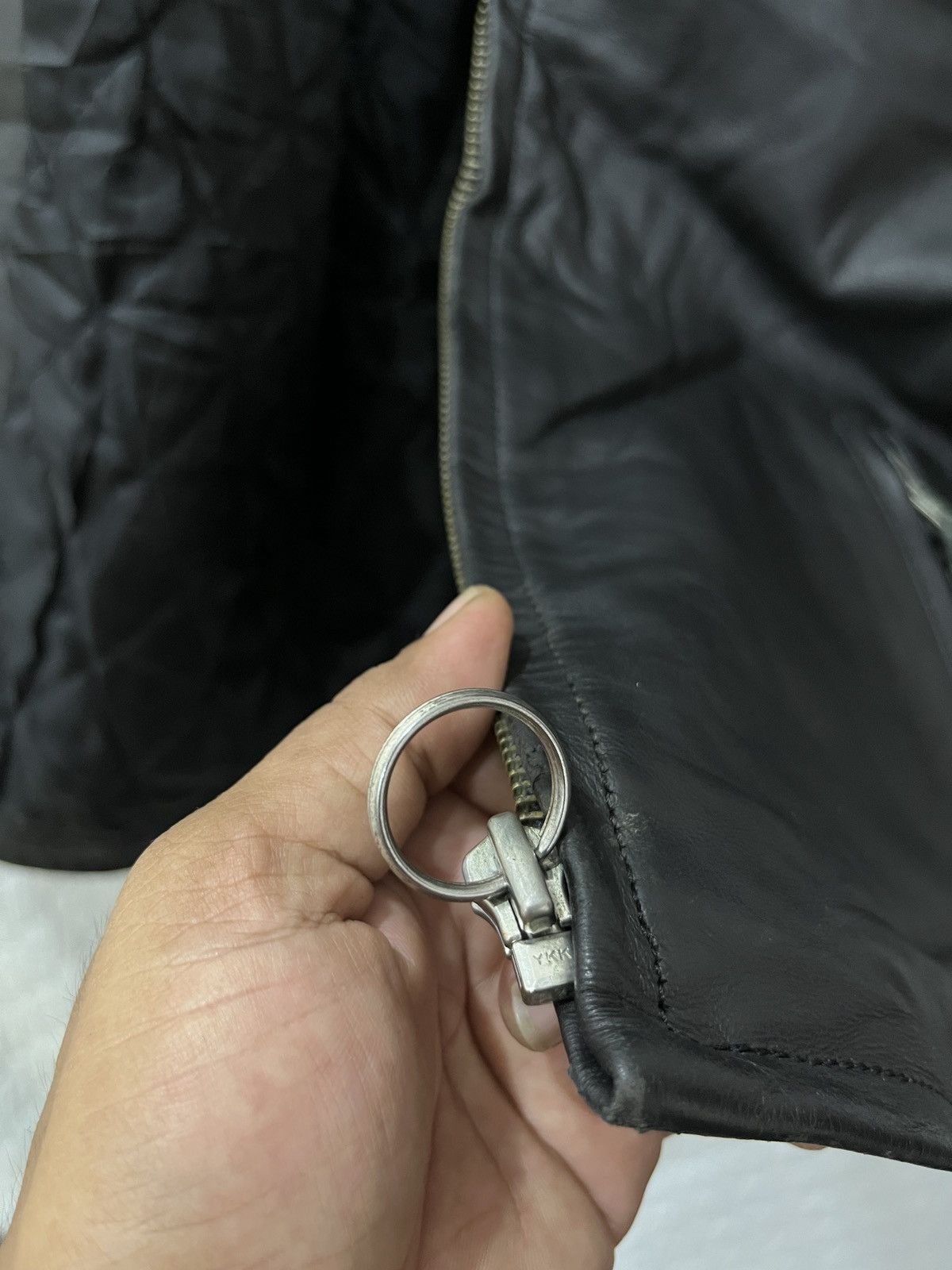 Genuine Leather (Uuuu). VINTAGE LEATHER RIDER JACKET Size US S / EU 44-46 / 1 - 12 Thumbnail