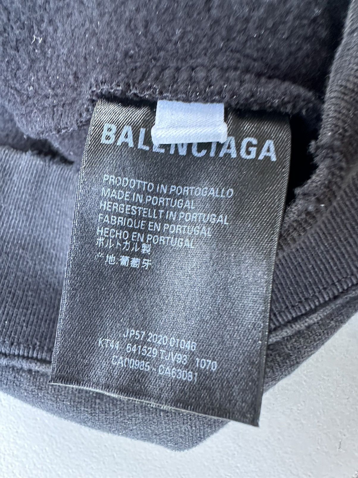 Balenciaga Blurred “One Like” hoodie (Winter 2020)