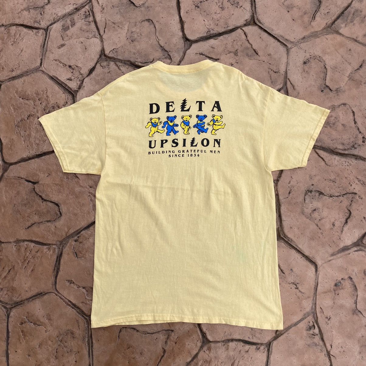 Grateful Dead Grateful Men Delta Upsilon Fall Rush 2018 Band Tee Size US L / EU 52-54 / 3 - 1 Thumbnail