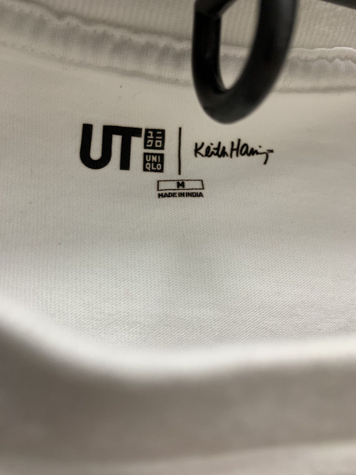 Japanese Brand Keith haring Uniqlo white t-shirt M Japanese Statue of libar Size US M / EU 48-50 / 2 - 6 Thumbnail