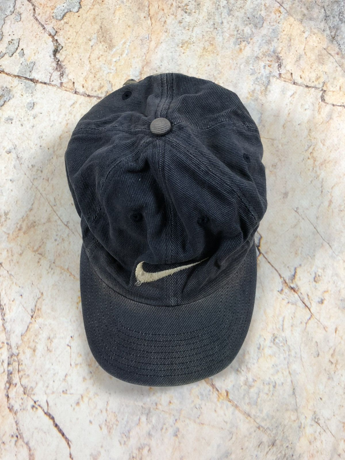 Nike × Vintage Nike vintage blue logo cap Size ONE SIZE - 1 Thumbnail