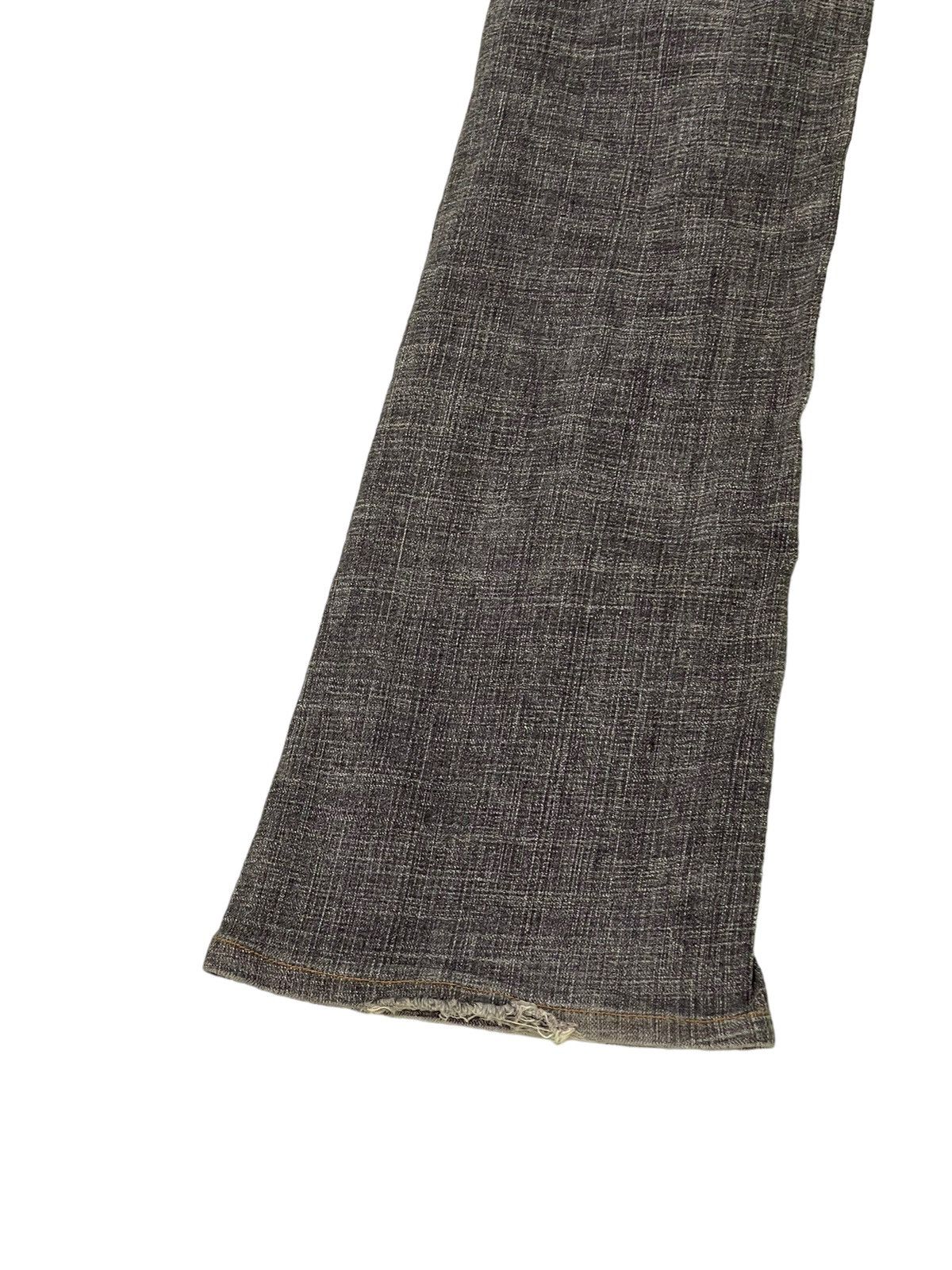 Japanese Brand Flare Jeans Ideo Japan Distress Stretch Boot Cut 6🟦1 Size US 31 - 15 Thumbnail