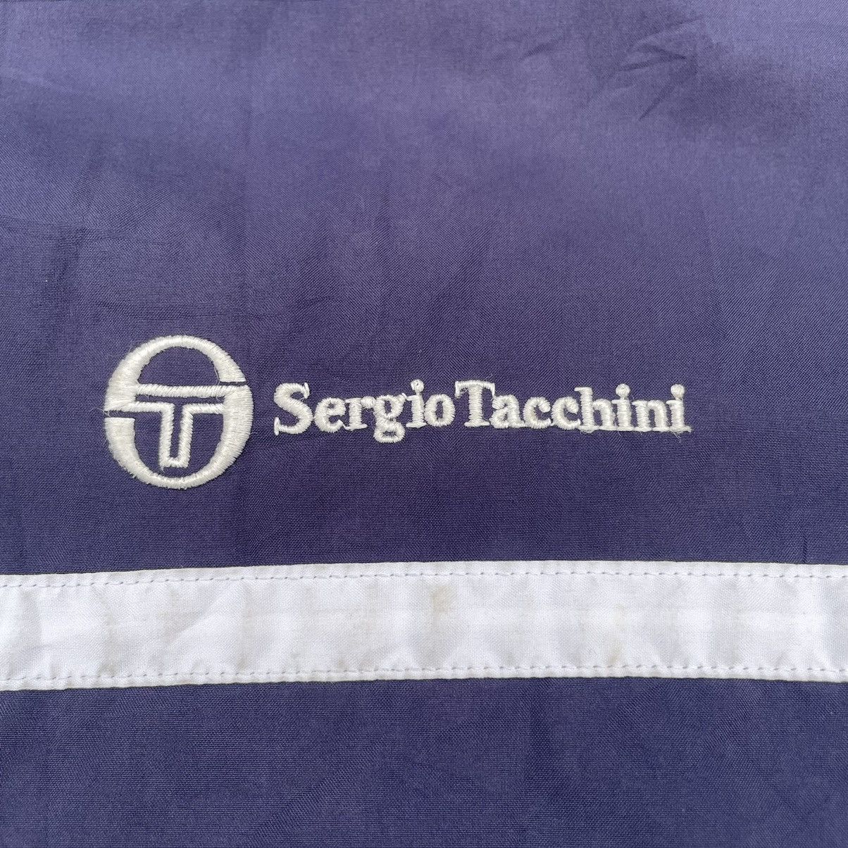 Sergio Tacchini × Vintage VINTAGE SERGIO TACCHINI EMBROIDERED SPELL OUT JACKET Size US L / EU 52-54 / 3 - 8 Thumbnail