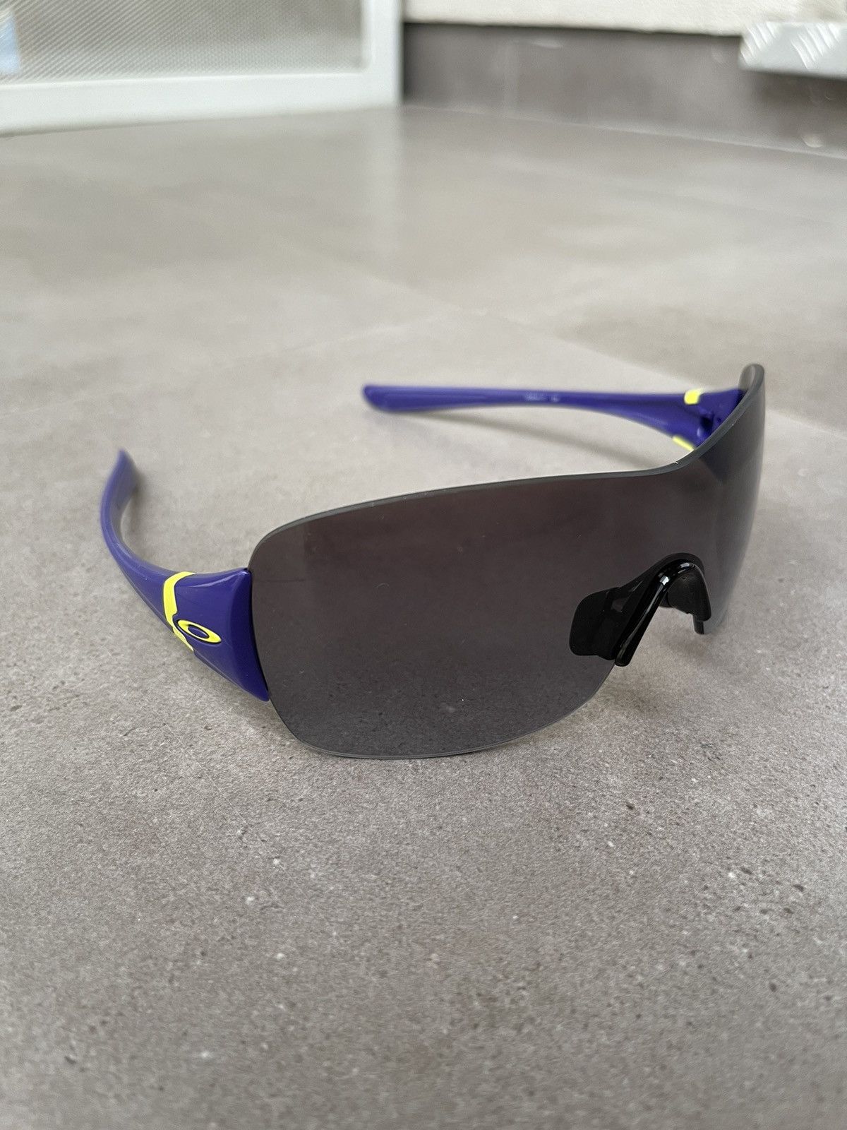 Oakley Oakley OO9141-17 "Miss Conduct" BlueYellow Shield Sunglasses Size ONE SIZE - 4 Thumbnail