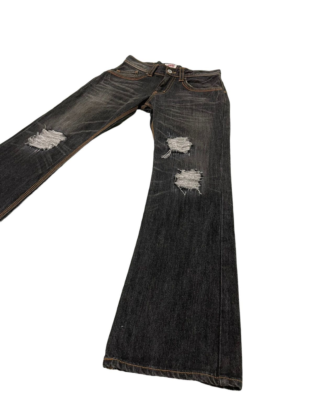 Edwin Flare Jeans Edwin XV Distress Boot Cut 6🟦1 Size US 31 - 3 Thumbnail