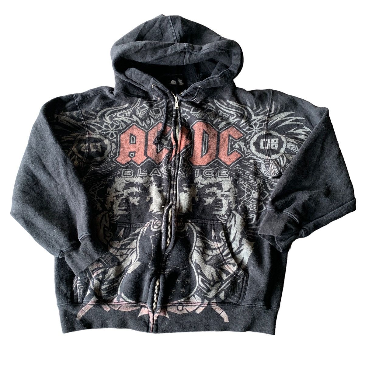 Vintage Vintage Liquid Blue AC/DC Band Sweater | Grailed