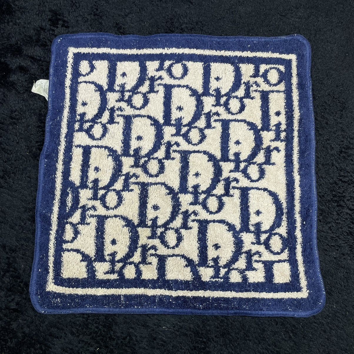 Christian Dior Monsieur Christian Dior Linge De Maison Monogram Oblique Hand Towel Size ONE SIZE - 1 Thumbnail