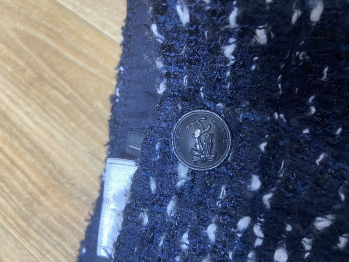 Chanel 38 Chanel aw04 black navy white tweed pants Size 27" / US 4 / IT 40 - 4 Thumbnail