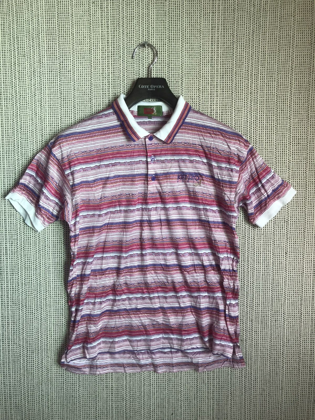 Japanese Brand × Kenzo ‼️KENZO GOLF POLO SHIRT STRIPE NIC DESIGN‼️ Size US M / EU 48-50 / 2 - 1 Thumbnail