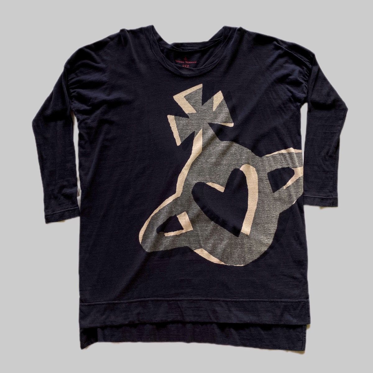 Vivienne Westwood VW Big Orb Logo Oversized L/sleeve shirt Size M / US 6-8 / IT 42-44 - 1 Thumbnail