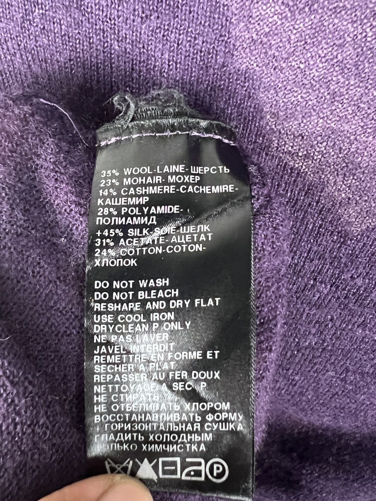 Ann Demeulemeester Ann Demeulemeester Wool Mohair Blend Knit Sweater Size US M / EU 48-50 / 2 - 16 Thumbnail