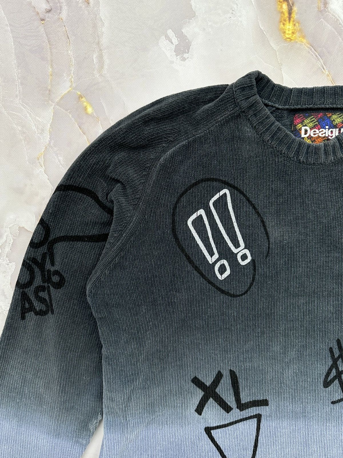 Desigual Desigual Gradient Sweater Size US M / EU 48-50 / 2 - 2 Thumbnail