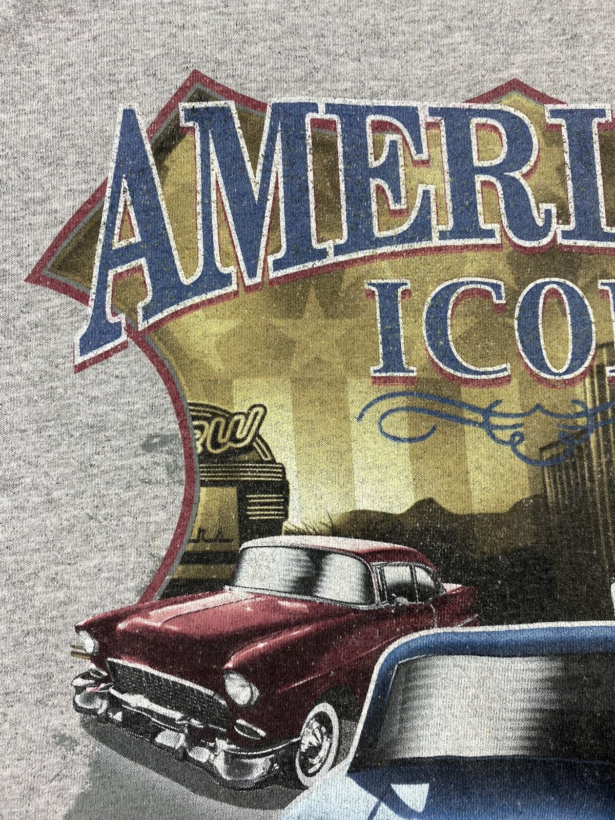 Vintage Vintage American Icon USA Muscle Cap Speed Racing T Shirt Size US XL / EU 56 / 4 - 6 Thumbnail
