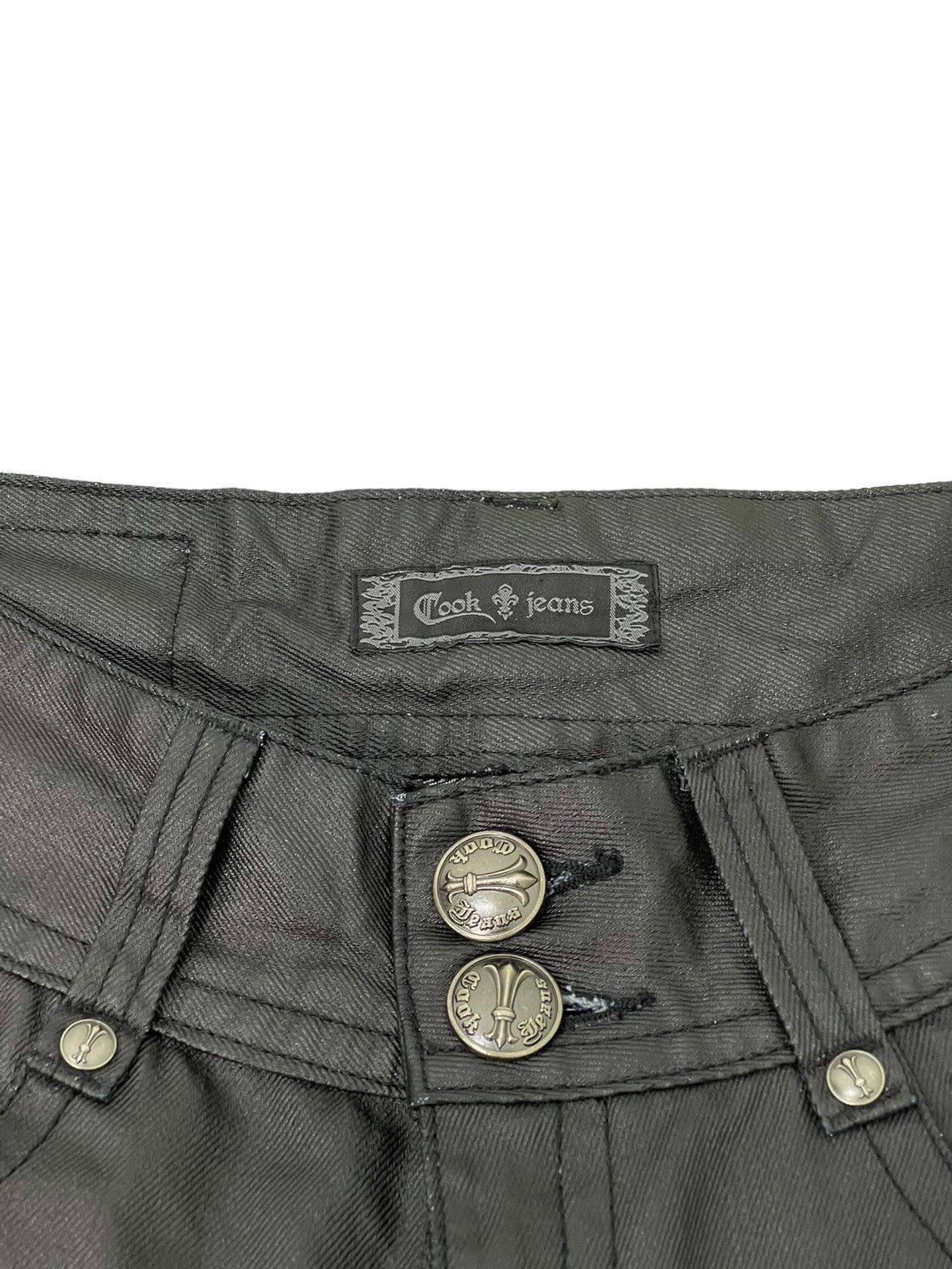 Japanese Brand Slim Flare Jeans Cook Jeans Full Coating Boot Cut 6🟦0 Size US 29 - 10 Thumbnail