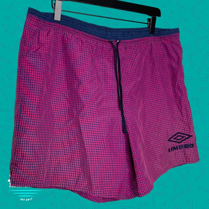 Vintage Vintage Umbro athletic shorts logo nylon 90s USA made Grailed