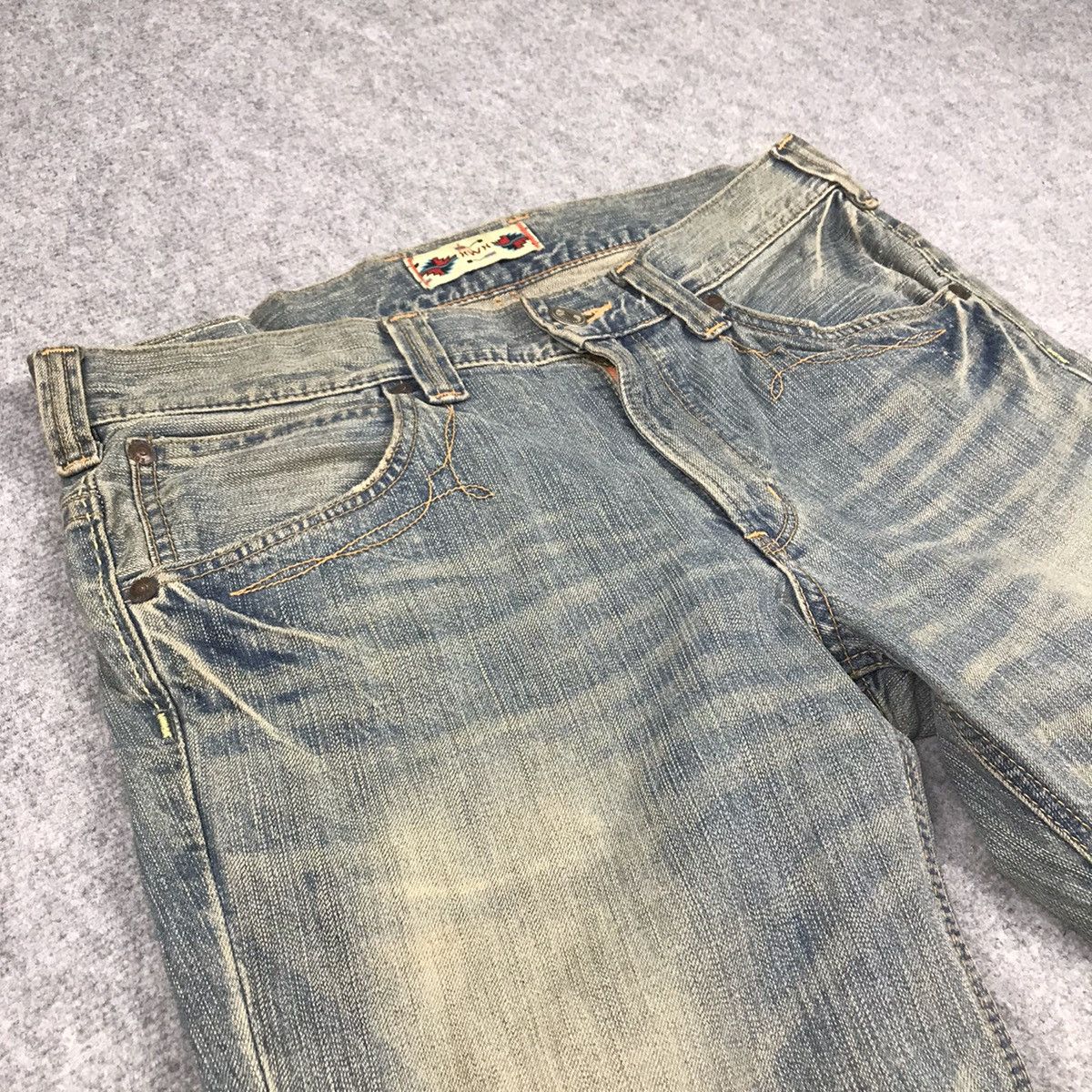 Edwin × Japanese Brand FLARE JENAS💥EDWIN BOOT CUT DENIM PANTS Size US 34 / EU 50 - 9 Thumbnail