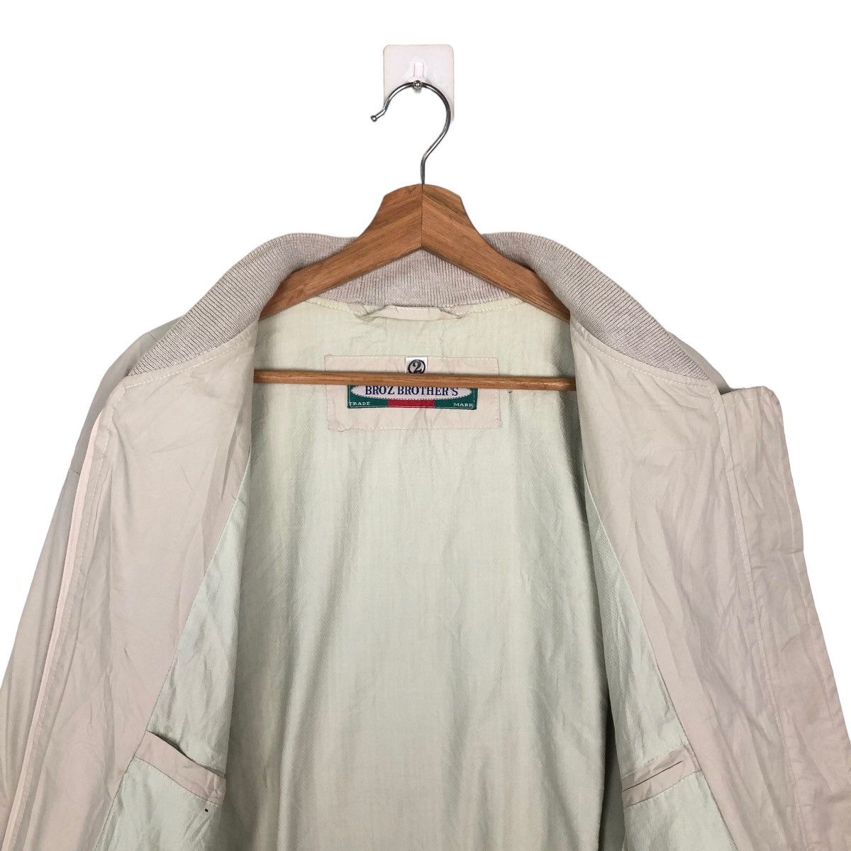 Japanese Brand VINTAGE BOMBER JACKET BROZ BROTHER’S FRANCE ISSEY MIYAKE Size US M / EU 48-50 / 2 - 10 Thumbnail