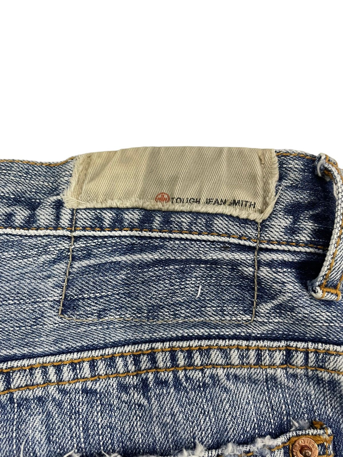 Japanese Brand × PPFM Vintage ToughJeansSmith Distressed Jeans Kapital Style Size US 30 / EU 46 - 10 Thumbnail