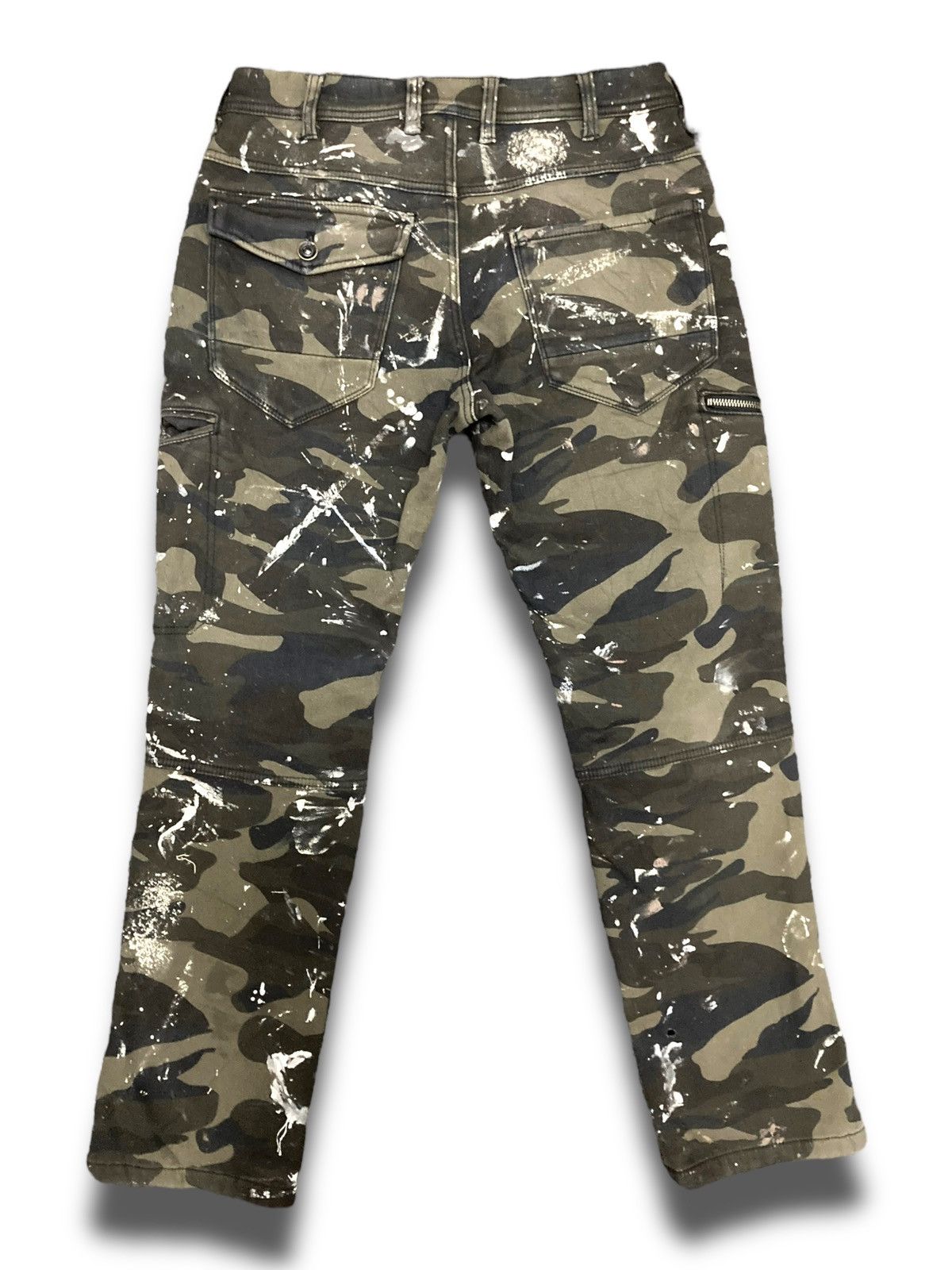 Japanese Brand Vintage Heavy Art Trashed Paint Cargo Size US 30 / EU 46 - 2 Thumbnail
