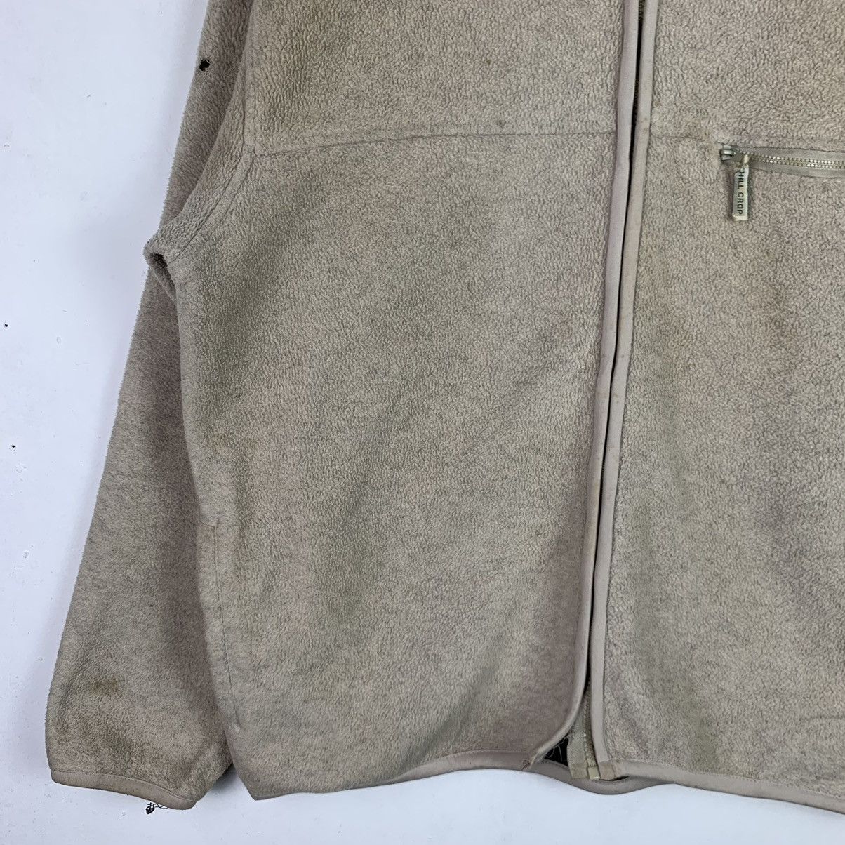 Aran Isles Knitwear × Japanese Brand × Vintage 🌸Rare🌸Hill Crop Full Zipper Fleece Size US XL / EU 56 / 4 - 4 Thumbnail