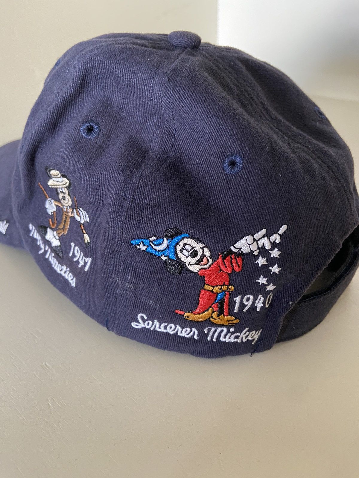 Disney Rare Vintage Walt Disney World Mickey Mouse Baseball Cap Hat Size ONE SIZE - 6 Thumbnail