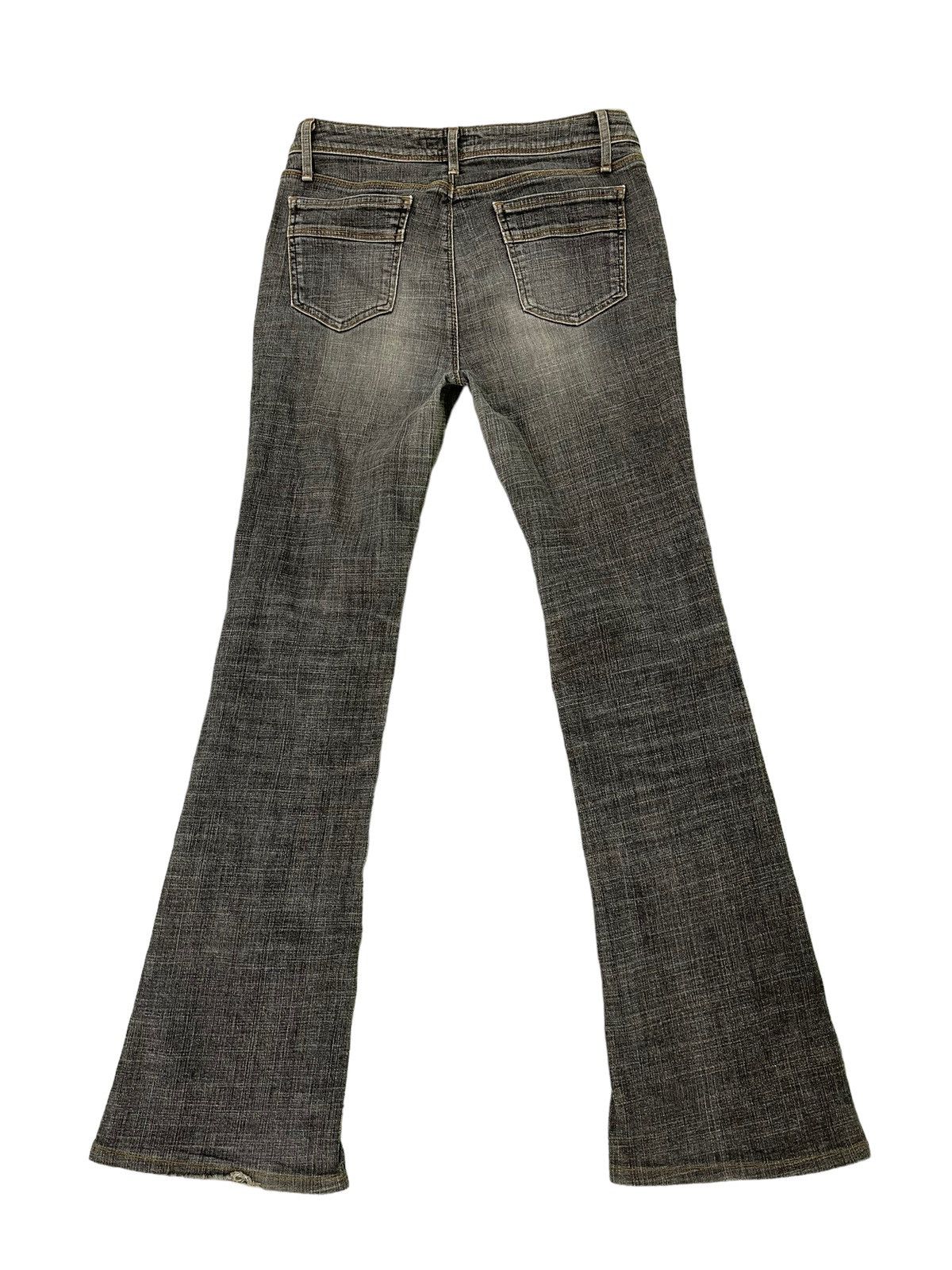 Japanese Brand Flare Jeans Ideo Japan Distress Stretch Boot Cut 6🟦1 Size US 31 - 11 Thumbnail