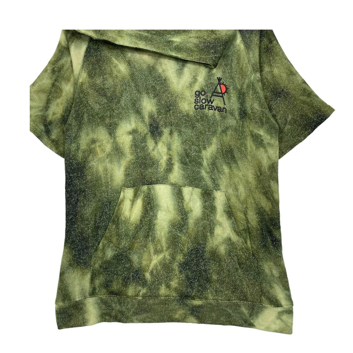 Japanese Brand × go slow caravan 💥GO SLOW CARAVAN TYE DYED HOODIE SHORTSLEEVE PULLOVER Size US M / EU 48-50 / 2 - 4 Thumbnail