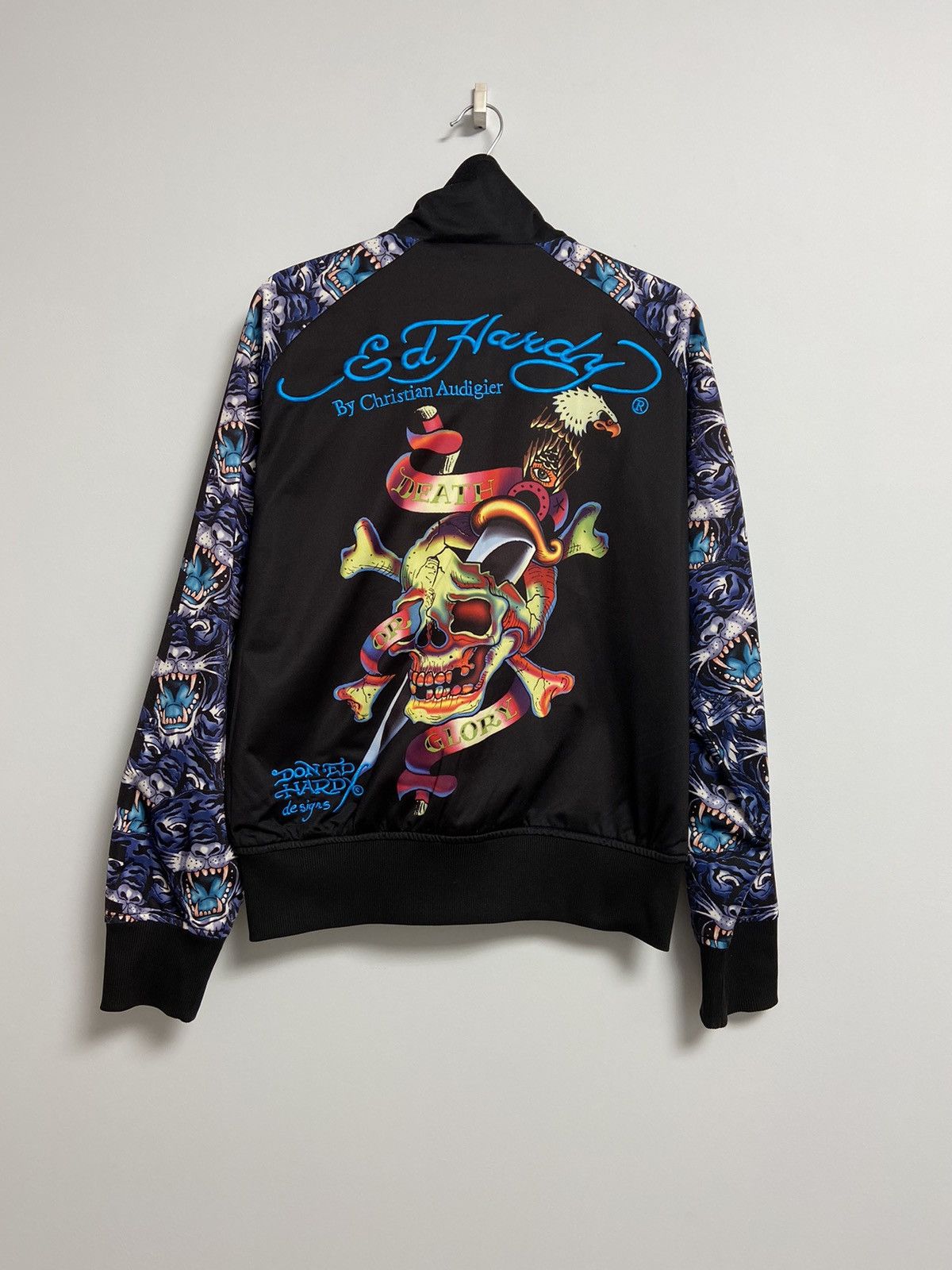Ed Hardy Vintage Ed Hardy Track Top Jacket Black Logo Size US S / EU 44-46 / 1 - 1 Thumbnail