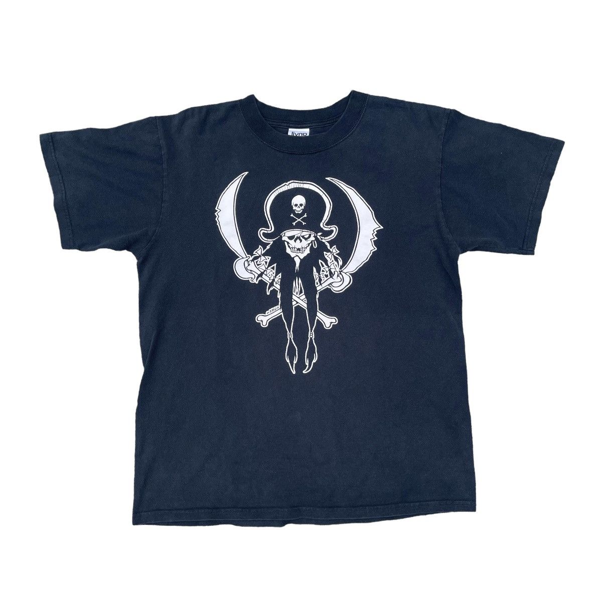Anvil × Vintage ☠️ VINTAGE GLOW IN THE DARK PIRATE CARRIBEAN SKULL TSHIRT Size US M / EU 48-50 / 2 - 1 Thumbnail