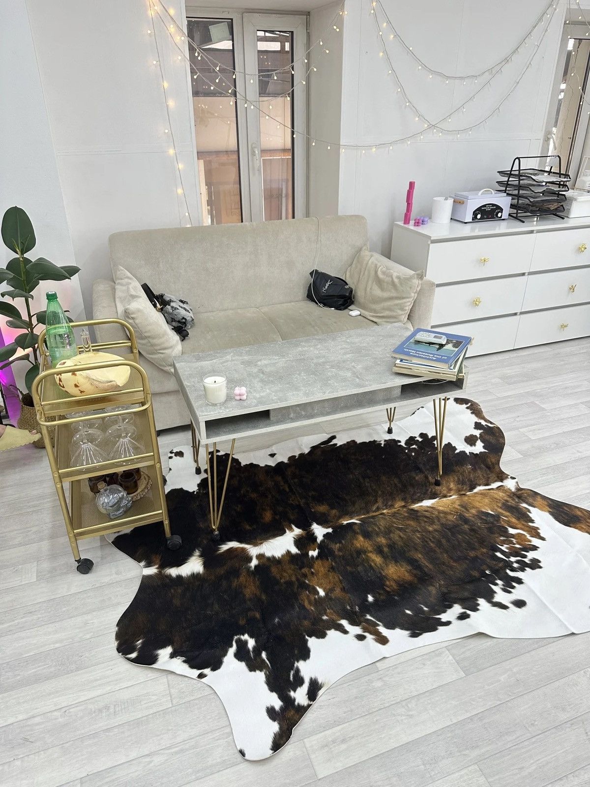 Cowhide faux fur rugs