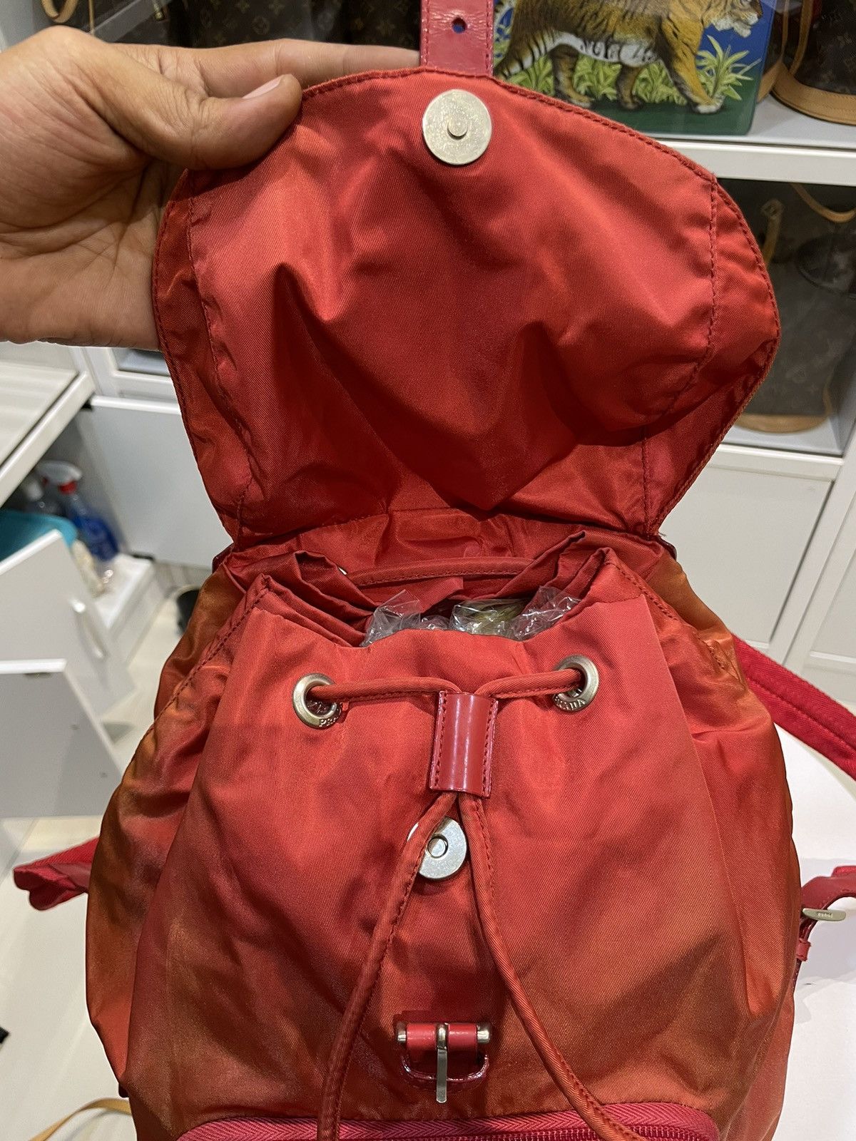 Prada AUTHENTIC PRADA NYLON BACKPACK -1861 Size ONE SIZE - 12 Thumbnail
