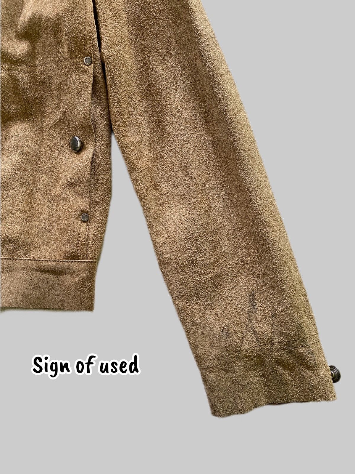 Yves Saint Laurent Insane Detailed YSL RiveGauche Suede Leather Jacket Size US M / EU 48-50 / 2 - 9 Thumbnail