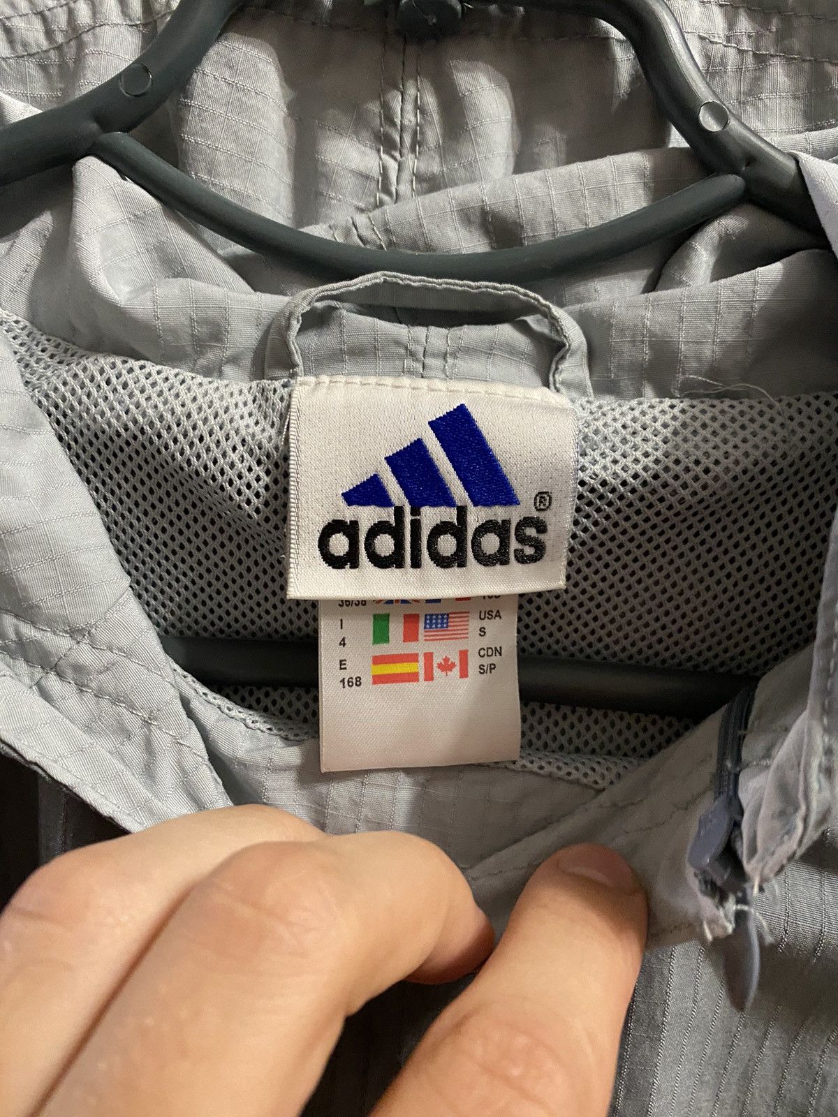 Adidas Rare Vintage Zip Light Jacket Adidas. Y2K style. Size US S / EU 44-46 / 1 - 10 Thumbnail